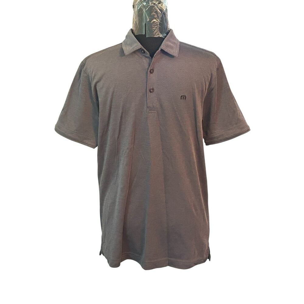 Travis‎ Mathew Golf Polo Shirt Mens Size S Gray Short Sleeve Athletic Casual